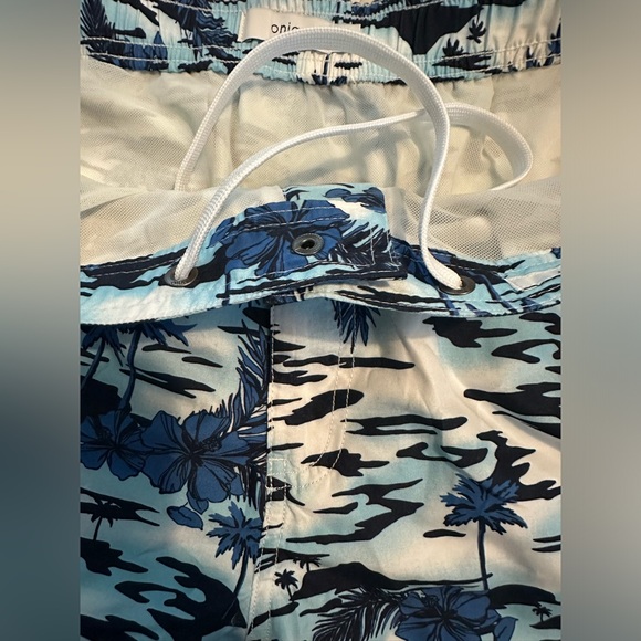 NWT ONIA Men’s The Calder Swim Trunks Shorts Tropical Floral Men’s Size M 7” - Picture 7 of 11